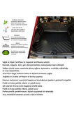 Skoda Rapıd Sedan 2012 sonrası Araca Özel Tasarım 3D Bagaj Havuzu
