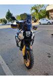 MOTOCAM RKS SVT 650 X Siperlik Ön Cam 2023 2025 Model 50cm Açıkfüme Renkli 4mm UZUN CAM