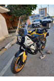 MOTOCAM RKS SVT 650 X Siperlik Ön Cam 2023 2025 Model 50cm Şeffaf Renkli 4mm UZUN CAM