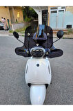 MOTOCAM RKS VPS 125 Siperlik Ön Cam 2022-2025 Model 42cm Siyah Renkli 4mm