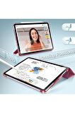 İpad 10.Nesil 10.9 İnç A2695/A2757 /A2777 Uyumlu Uyku Modlu Yatay Standlı Sert Smart Tablet Kılıfı