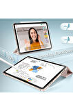 İpad 10.Nesil 10.9 İnç A2695/A2757 /A2777 Uyumlu Uyku Modlu Yatay Standlı Sert Smart Tablet Kılıfı