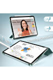 İpad 11.Nesil A16 A3354 /A3355 /A3356 İle Uyumlu Uyku Modlu Yatay Standlı Sert Smart Tablet Kılıfı