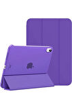 İpad 11.Nesil A16 A3354 /A3355 /A3356 İle Uyumlu Uyku Modlu Yatay Standlı Sert Smart Tablet Kılıfı