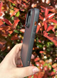 iPhone 15 Pro Uyumlu Kaliteli Sararmaz Siyah - Şeffaf  Kılıf - Kırılmaz Cam Hediyeli