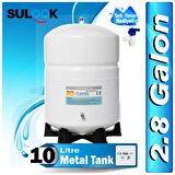 Sulook Su Arıtma Deposu,Su Arıtma Tankı(2.8 Galon) 10 Litre Metal Tank