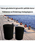 Beylini Dayanıklı Tekne Römorku Halısı Dayanıklı Kesilebilir Koruyucu Mat Siyah (20CM x 4m)