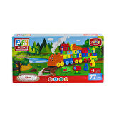 Nessiworld 2397 Playbox Tren Blok Seti 77 Parça -Asya Oyuncak