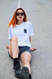 REVVED PAGES Logo Baskılı T-Shirt Unisex