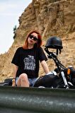 REVVED PAGES Chopper/Cruiser Baskılı T-Shirt