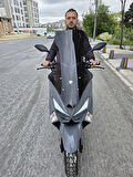 MOTOCAM Revolt RSX4 Siperlik Ön Cam 2022-2025 Model 78cm Siyah Renkli 4mm UZUN CAM