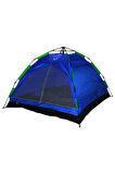 Otomatik Kamp Çadırı Su Itici 3-4 Kişilik (200*185*120) Kamp, Balık, Festival, Outdoor, Afet Çadırı