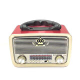 Everton RT-301 Bluetooth-USB-SD-FM Şarjlı  Nostaljik Radyo El Fenerli