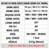 ROTAKE RT-8813B Akülü Somun Sökme 3/4'' 1980Nm