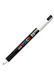 Posca Uni Pc-1Mr Renkli Boya Marker Kalemler Ultra İnce 0,7 Mm Beyaz (1 Adet)