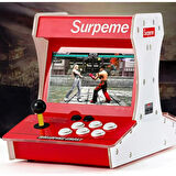 Ozmik SUPREME Çift Arcade Kol 10inç Çift Ekran 3000+ OYUNLU RETRO ARCADE ATARİ 