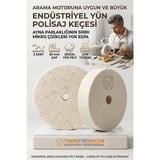 2 Li̇ Polisaj Keçesi 80Mm | Sert Yün Disk | Metal, Altın, Gümüş Için Ayna Parlaklığı 723185