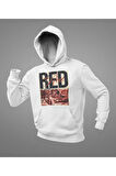 Unisex Taylor Swift Vintage Albüm Red Baskılı Oversize Hoodie