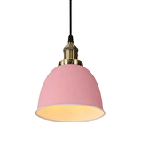 Rys Retro Metal Dekoratif Pembe Tekli Kafe Mutfak Aydınlatma Avize