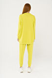 
S-3991 Slogan Nakışlı Basic Oversize Sweatshirt Takım