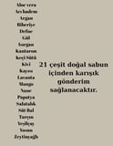 Doğal Ve Bitkisel Sabun (5 adet)