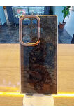 Samsung Galaxy S23 Ultra Uyumlu Mermer Desen Darbe Korumalı Premium Kapak