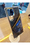 Samsung Galaxy S24 Ultra Uyumlu Mermer Desen Darbe Korumalı Premium Kapak