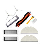 Roborock S50/S55 Uyumlu Yedek Fırça Hepa Filtre Mop Fırça Kapağı Seti-10 Parça