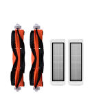 Roborock S50/S55 Uyumlu Yedek Ana Fırça ve Hepa Filtre-4 Parça