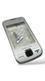 Samsung S5600 Kasa Samsung S5600 Uyumlu Beyaz Renk Orta Kasa Ön Arka Kapak Tuş Takımı