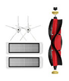Roborock S6/S6 Pure Uyumlu Yedek Fırça Filtre Seti-5 Parça