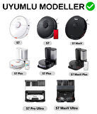 Roborock S7 Uyumlu 2 Adet Beyaz Yan Fırça