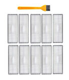 Roborock S7 Uyumlu Yedek 10 Hepa Filtre ve Temizleme Fırçası