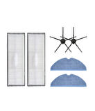 Roborock S7 Maxv, S7 Maxv Ultra Uyumlu Yedek Hepa Filtre Yan Fırça Mop-6 Parça