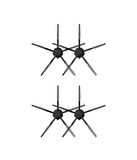 Roborock S7 Maxv, S7 Maxv Ultra Uyumlu Yedek Yan Fırça-4 Adet