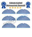 Roborock S7 Maxv, S7 Maxv Ultra Uyumlu 6 Adet Mop Fiber Bez Paspas