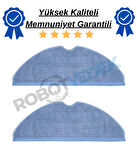 Roborock S7 Uyumlu 2 Adet Mop Bez-Yüksek Kaliteli