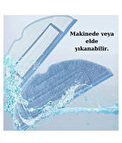 Roborock S7 Uyumlu 6 Adet Mop Bez-Yüksek Kaliteli