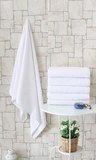 Nevresim Dünyası Otel Tipi 6'lı 70x140 Banyo Havlusu Beyaz