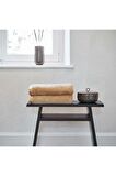 2 Adet Sütlü Kahverengi Spa Hamam Otel Havlusu 90x150