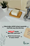 Dekoratif Bambu katı sabunluk Doğal ahşap (banyo aksesuarları)