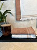Plumehome Banyo&Misafir&Mutfak&Çeyizlik Hediye El Havlu Seti - 30x50 - 2li Set