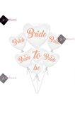 Dolu Dolu Bride To Be Folyo Balon Seti Bekarlığa Veda Bride Partisi Balon Süsleme Rose Gold
