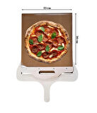 sihirli kürek, sürgülü kürek, pizza küreği, sürgülü pizza küreği, pratik hamur alma küreği