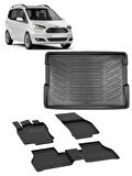 Sahler Ford Courier 2014-2023 4.5D Paspas 3D Rizline Bagaj Havuzu Set