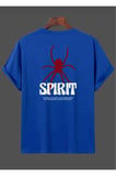 malkoçbey spirint baskılı oversize unisex basic t-shirt