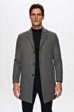 Ds Damat Regular Fit Antrasit Palto 5HF08ORT10000