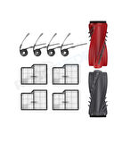 Roborock Saros 10 Uyumlu Mopsuz Fırça Hepa Filtre Seti-9 Parça