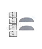 Roborock Saros 10 Uyumlu Hepa Filtre ve Mop-6 Parça