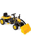 Pedallı Kepçeli Traktör Sarı